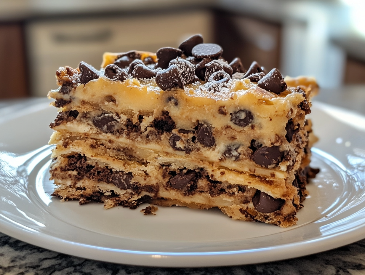 Chocolate Chip Cookie Lasagna