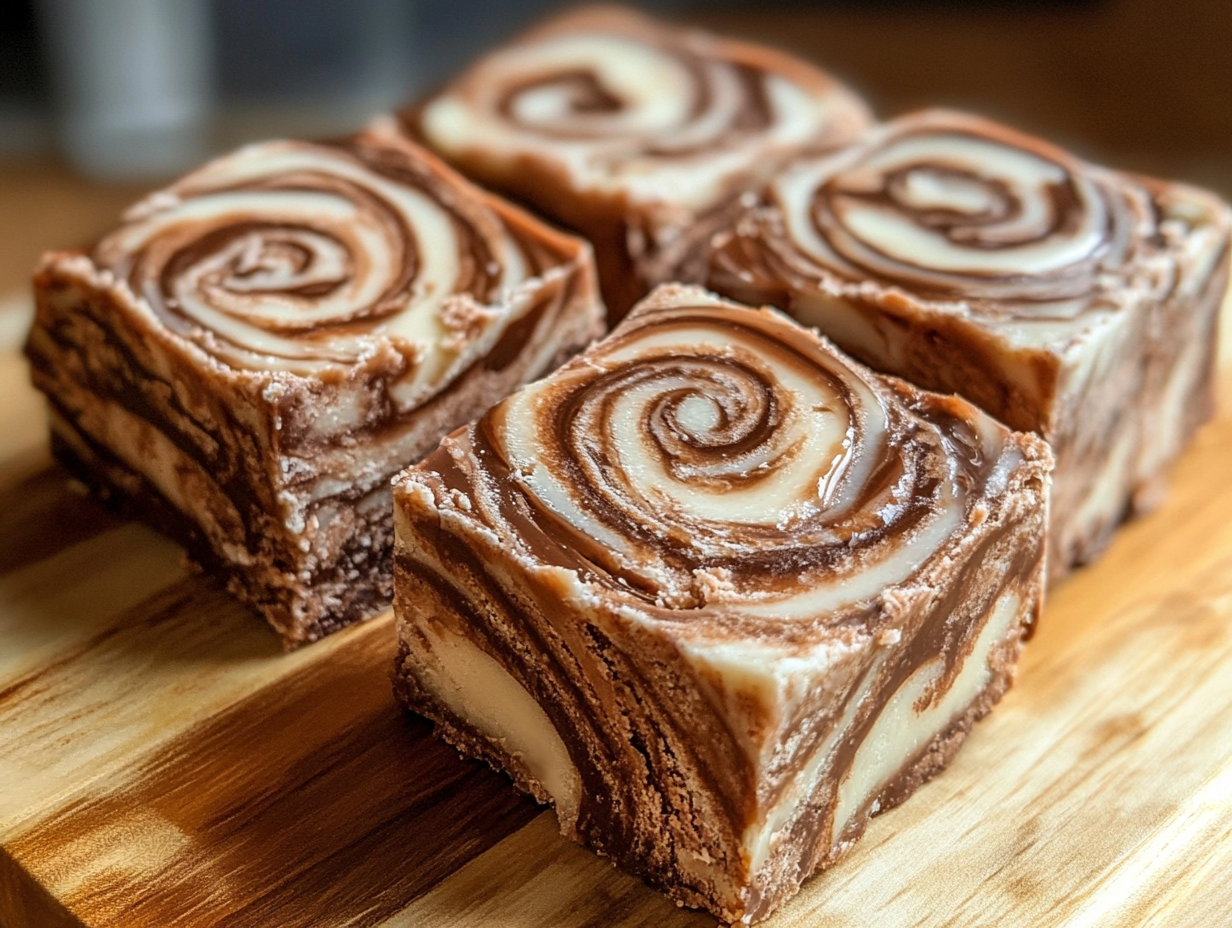 Cinnamon Roll Fudge