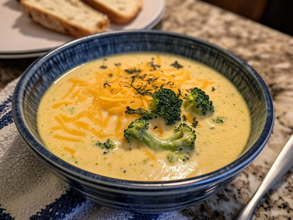Cooker Broccoli Cheese Soup