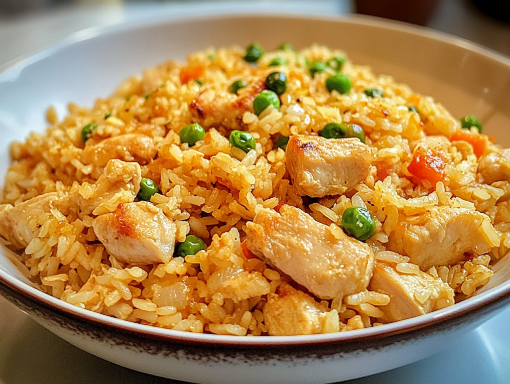 Garlic Chicken Fried Rice