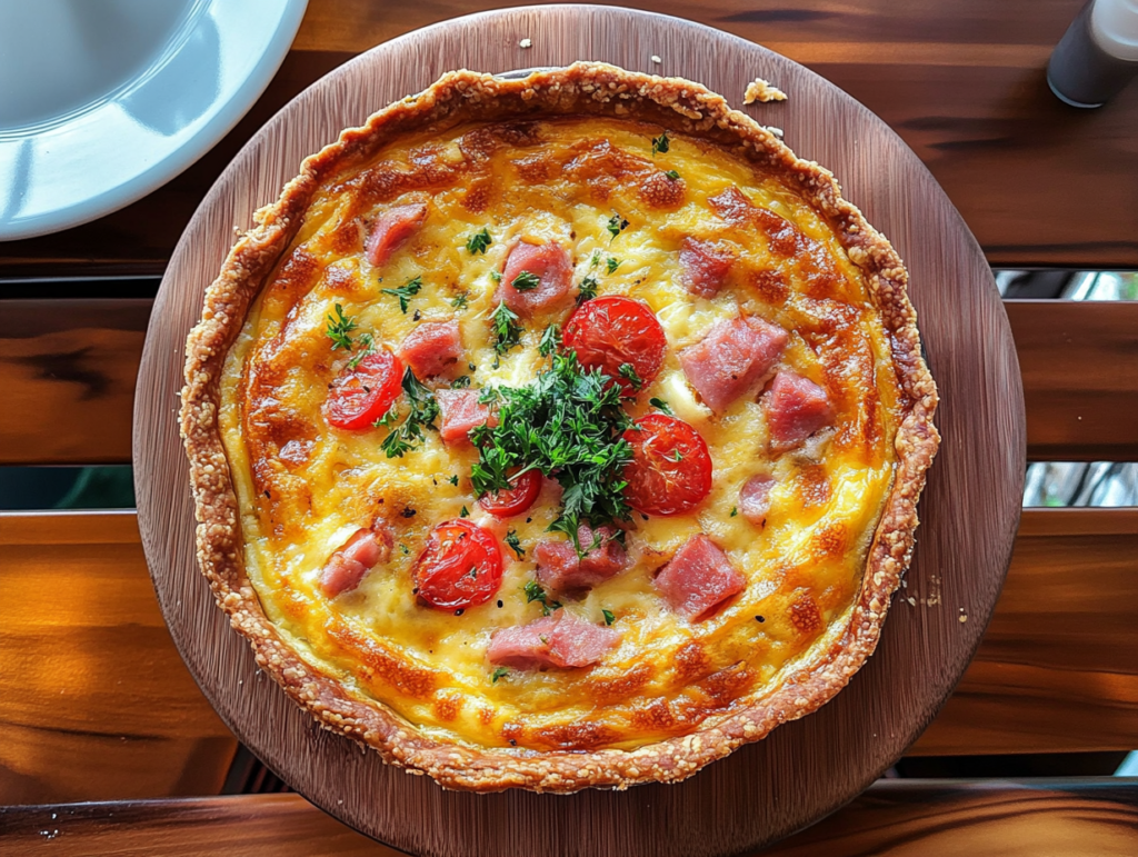 Ham and Cheese Quiche