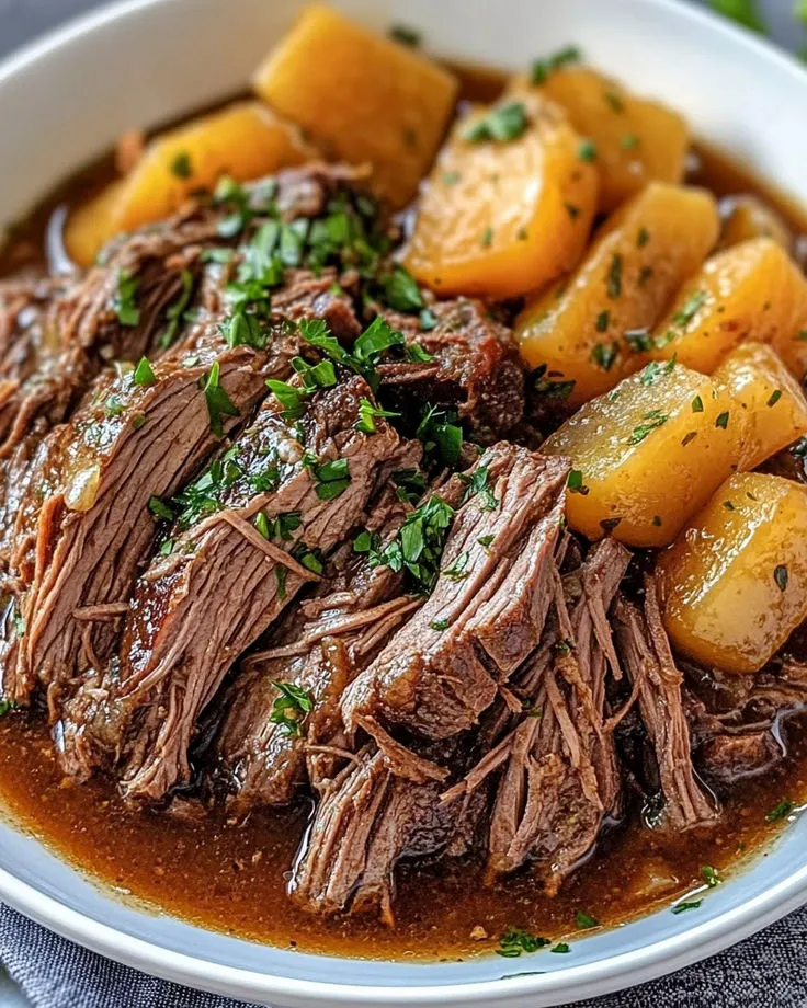 Classic Slow Cooker Pot Roast Recipe